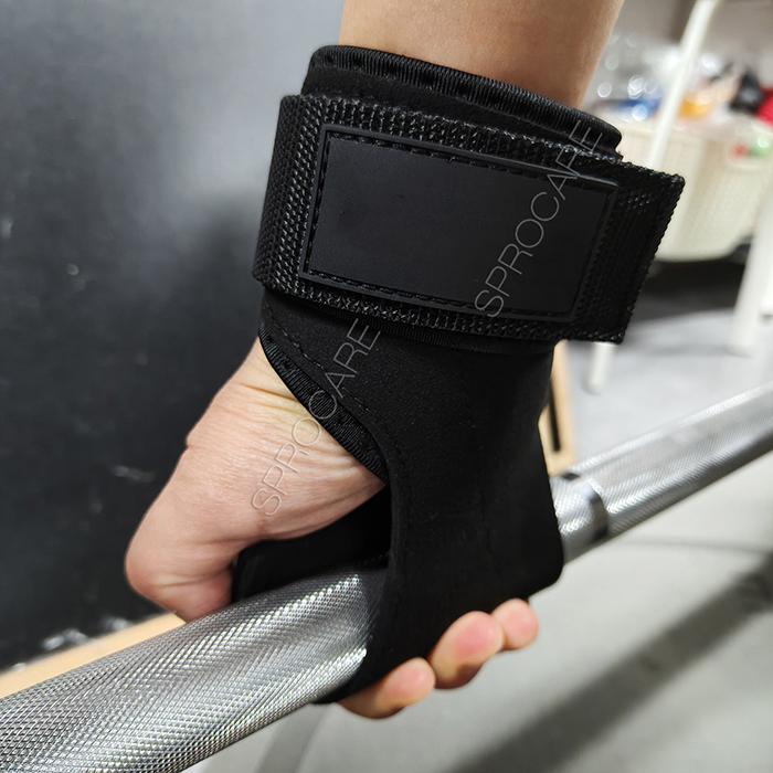 Correas de muñeca para levantamiento de pesas, gimnasio, entrenamiento, agarres de mano para peso muerto para hombres y mujeres, Protector de palma, protección de palma